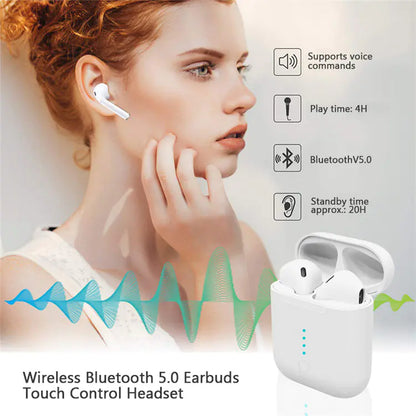 i30 TWS Bluetooth Earbuds with Touch Control